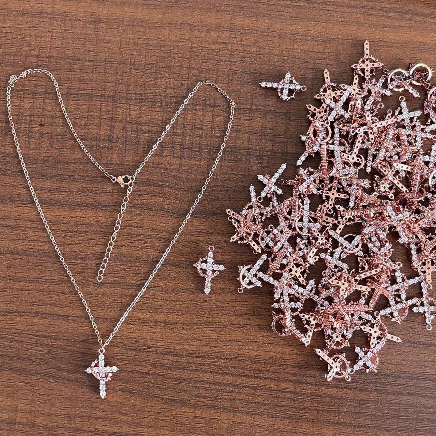 Clara | Zirconia Cross Necklace
