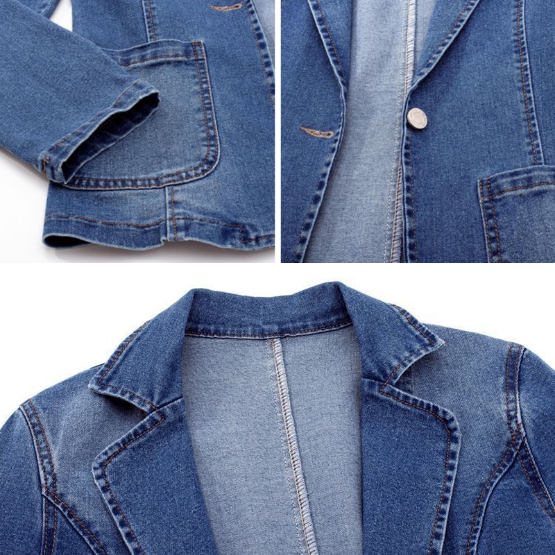 Aria | Luxe Denim Blazer