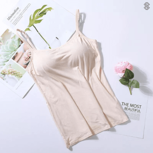 Calista | Seamless Camisole with Built-In Bra