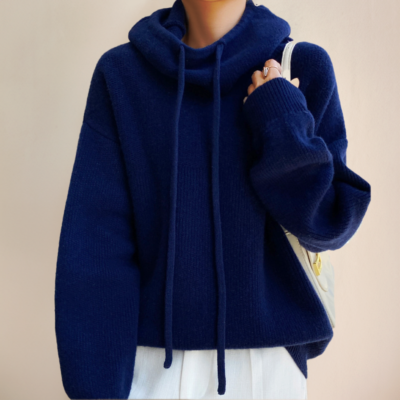 Malou | Knitted Hoodie