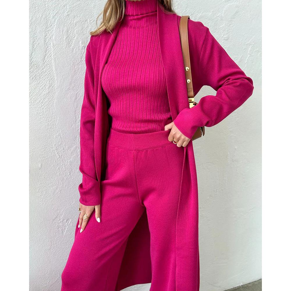 Roxy | 3-Piece Knitted Co-Ord Set Women