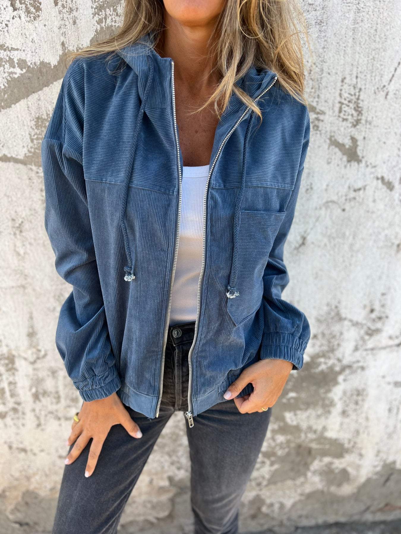 Nuvira | Corduroy Bomber Jacket