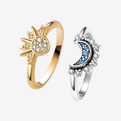Solenya | Sun & Moon Ring Set
