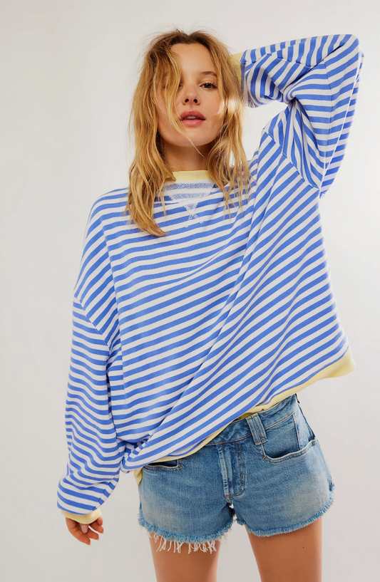 Elisa | Oversized Striped Sweater