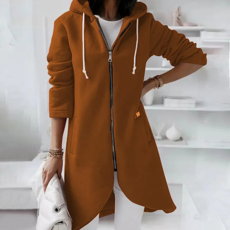 Nuvina | Long Hoodie Coat