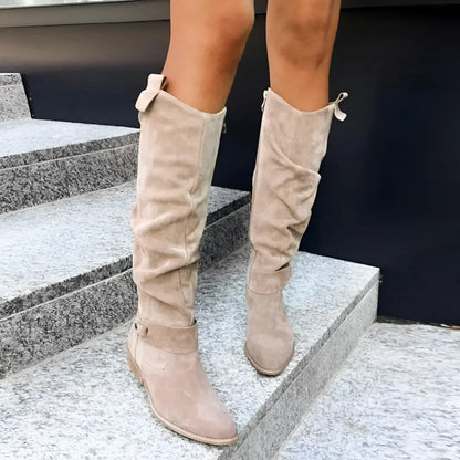 Serenya | Knee-High Suede Boots