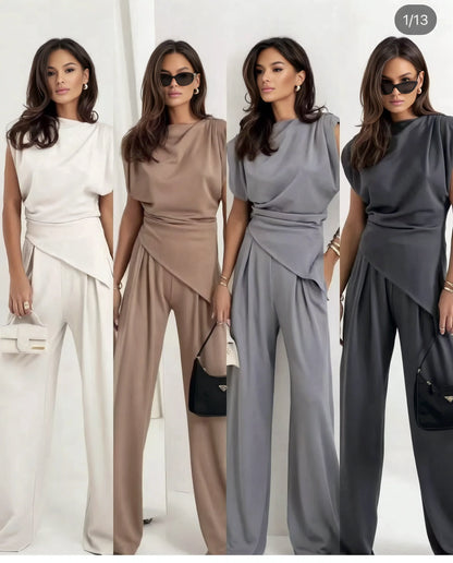 Eliana | Elegant Draped Jumpsuit
