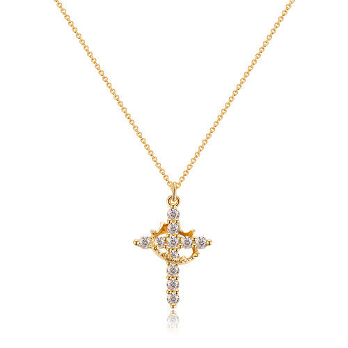 Clara | Zirconia Cross Necklace