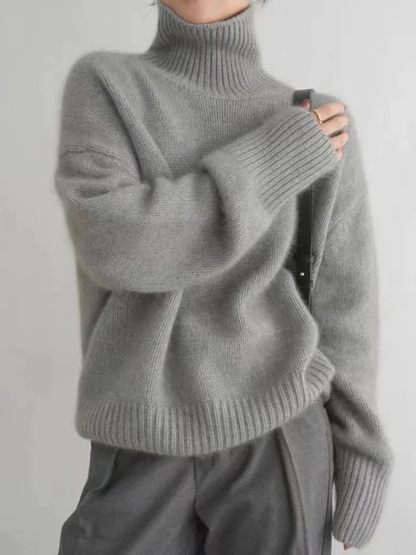Ameline | Oversized Turtleneck Sweater