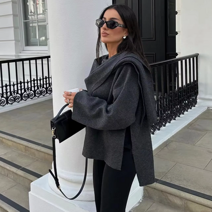 Althea | Asymmetrical Poncho