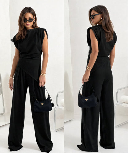 Eliana | Elegant Draped Jumpsuit