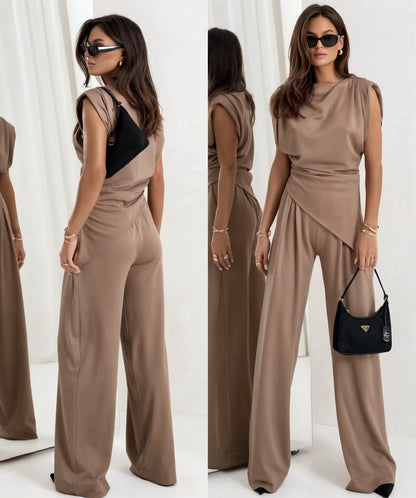 Eliana | Elegant Draped Jumpsuit