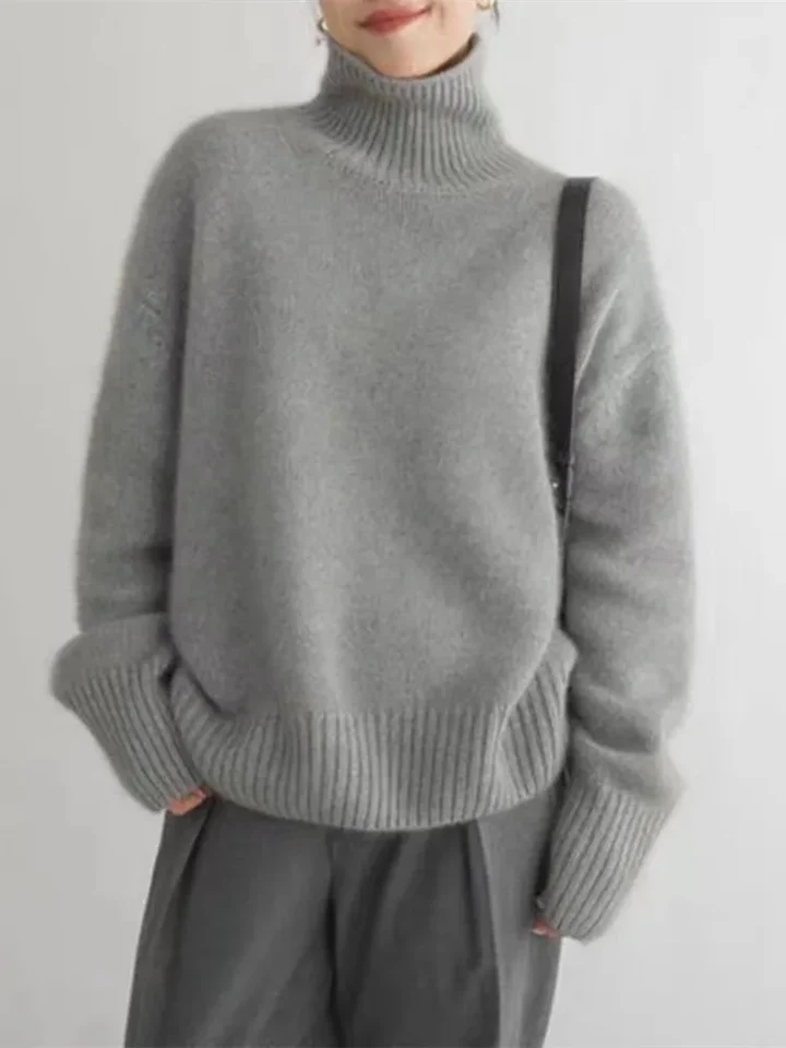 Ameline | Oversized Turtleneck Sweater