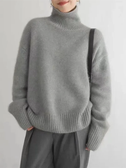 Ameline | Oversized Turtleneck Sweater