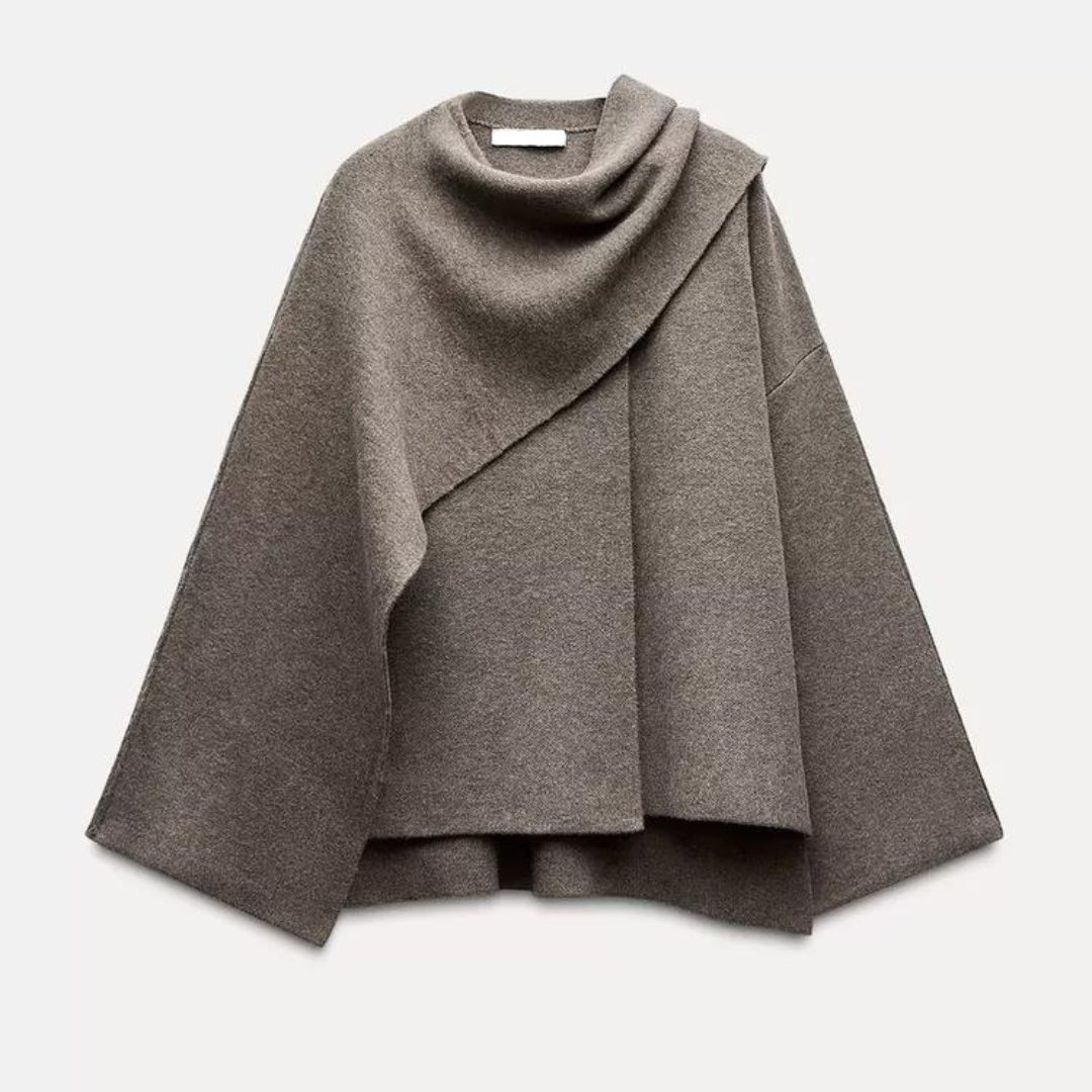 Althea | Asymmetrical Poncho