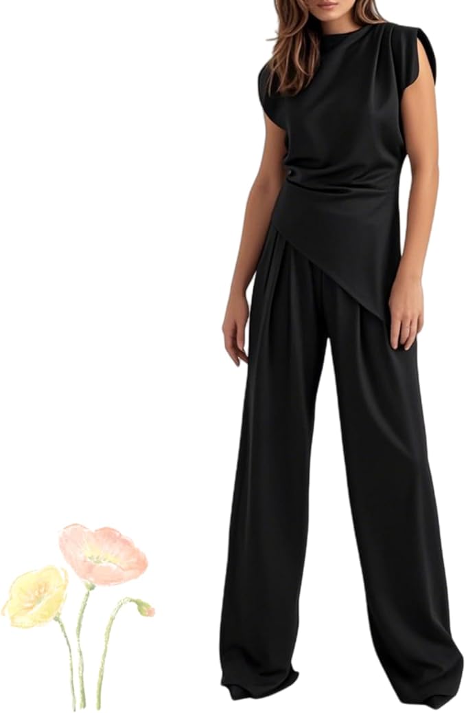 Eliana | Elegant Draped Jumpsuit