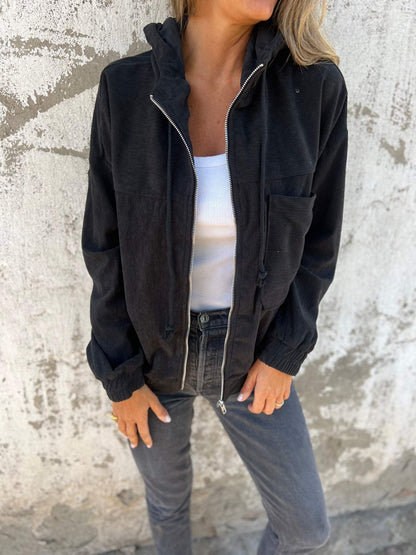 Nuvira | Corduroy Bomber Jacket
