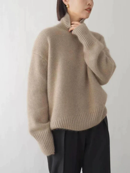 Ameline | Oversized Turtleneck Sweater