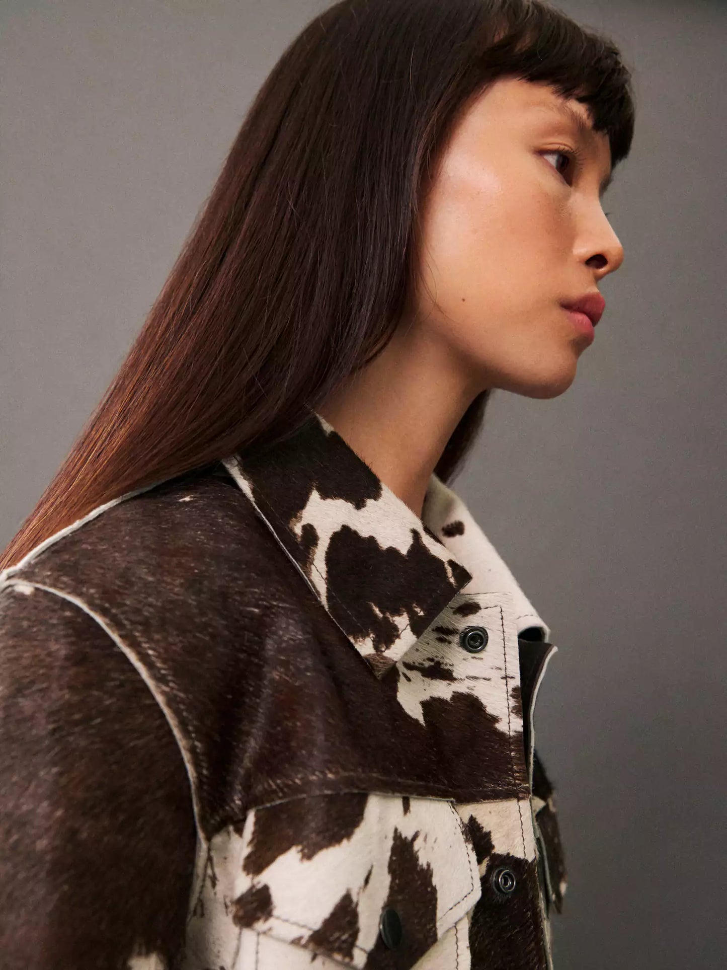 Fiona | Luxury Cow Print Jacket Women