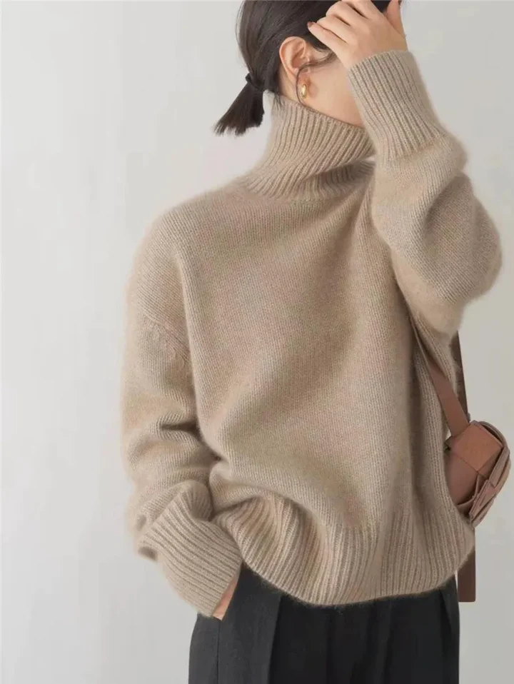 Ameline | Oversized Turtleneck Sweater