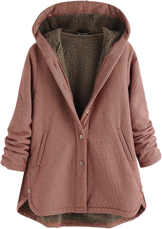 Annelie | Lined Checkered Coat