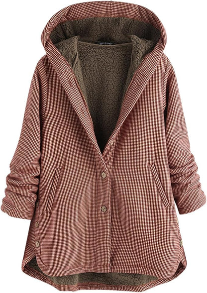 Annelie | Lined Checkered Coat