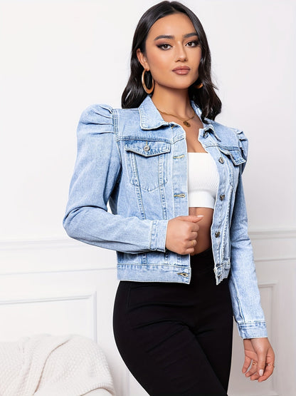 Isolde | Cropped Denim Jacket