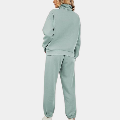 Danila | Wide Jogging Suit with Zipper