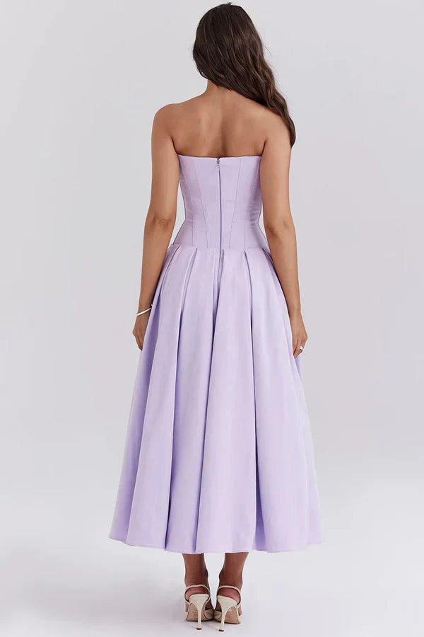 Seraphina | Strapless Midi Dress