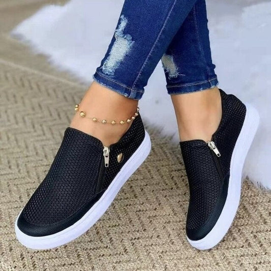 Averra | Slip-On Sneakers Zipper