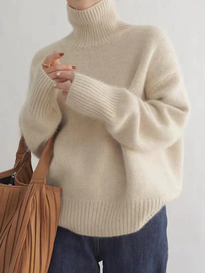 Ameline | Oversized Turtleneck Sweater