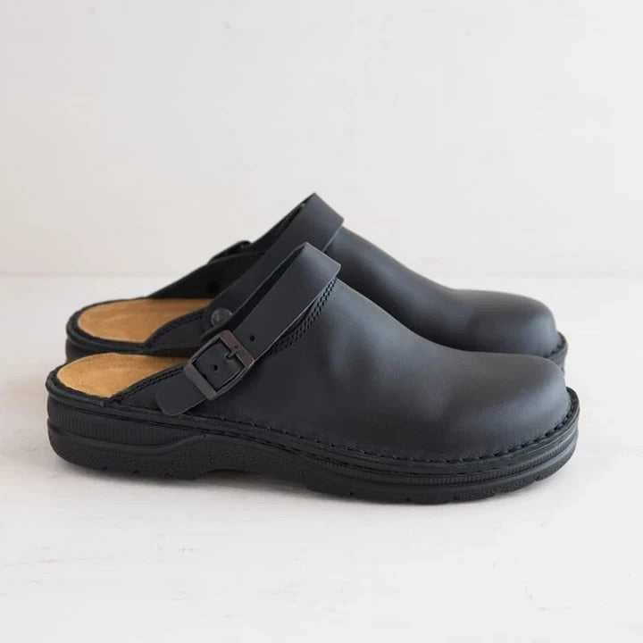 Orion | Leather Orthopedic Clogs Women