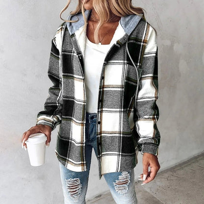 Noelia | Checked Overshirt