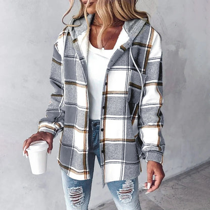 Noelia | Checked Overshirt