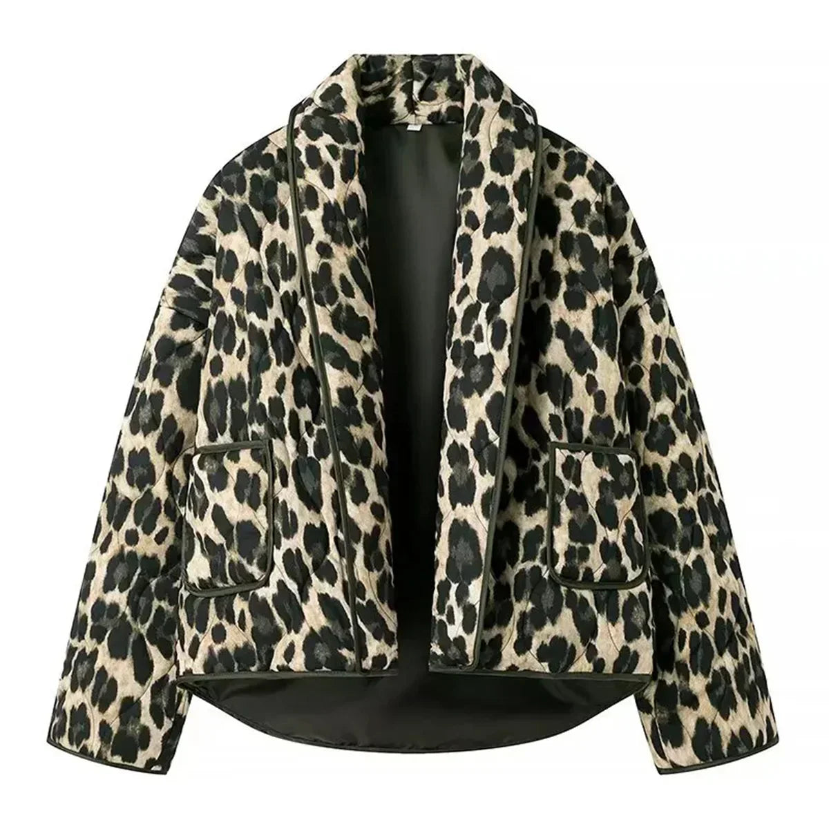 Carmela | Quilted Leopard Print Jacket