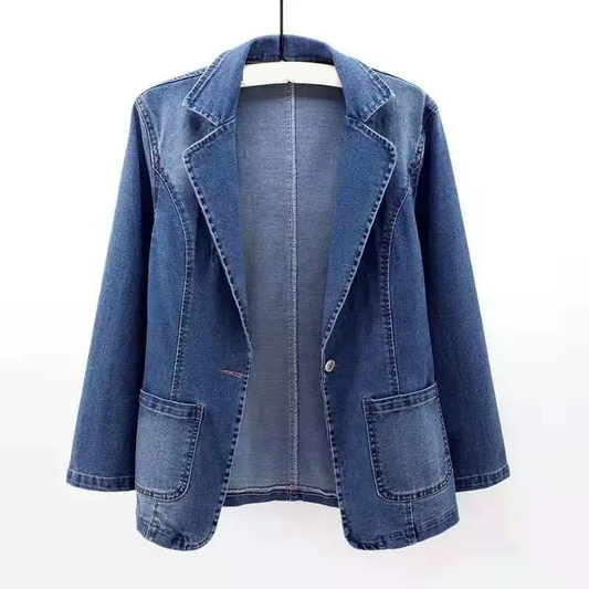 Aria | Luxe Denim Blazer