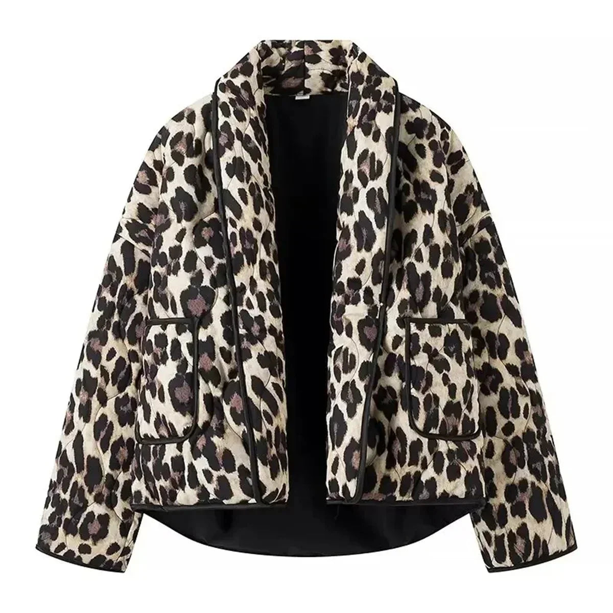 Carmela | Quilted Leopard Print Jacket