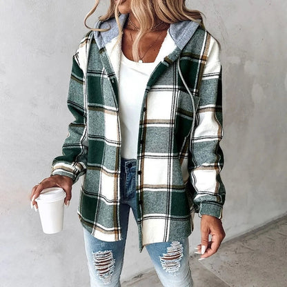 Noelia | Checked Overshirt
