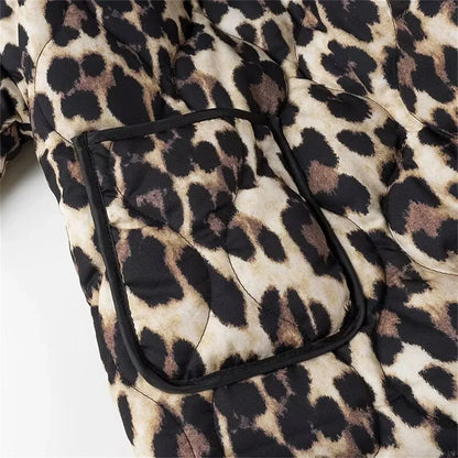 Carmela | Quilted Leopard Print Jacket