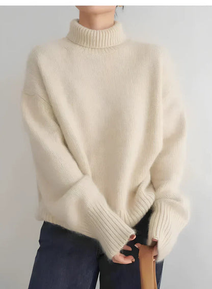 Ameline | Oversized Turtleneck Sweater