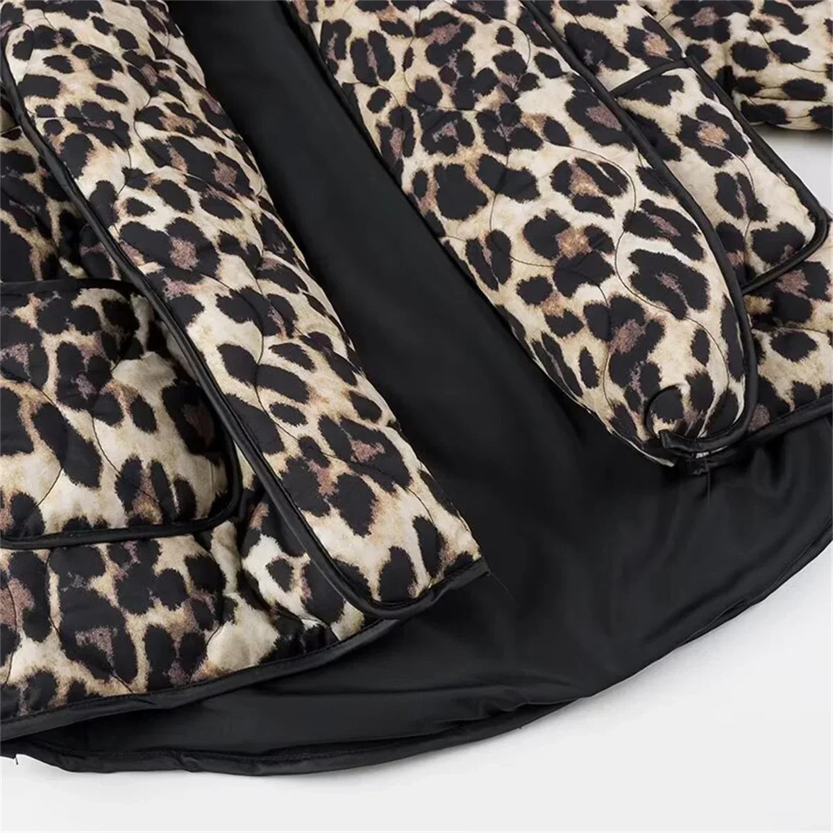 Carmela | Quilted Leopard Print Jacket