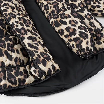 Carmela | Quilted Leopard Print Jacket