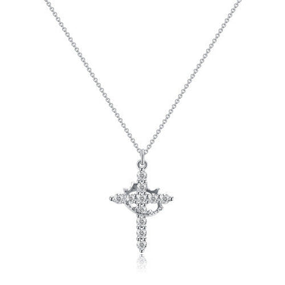 Clara | Zirconia Cross Necklace