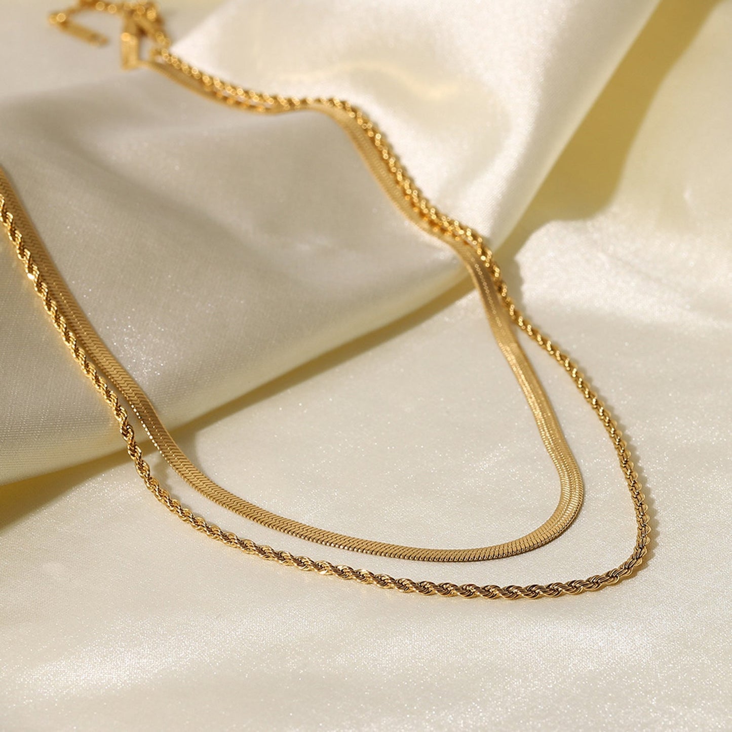 Alina | Layered Gold Necklace