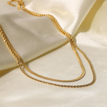 Alina | Layered Gold Necklace
