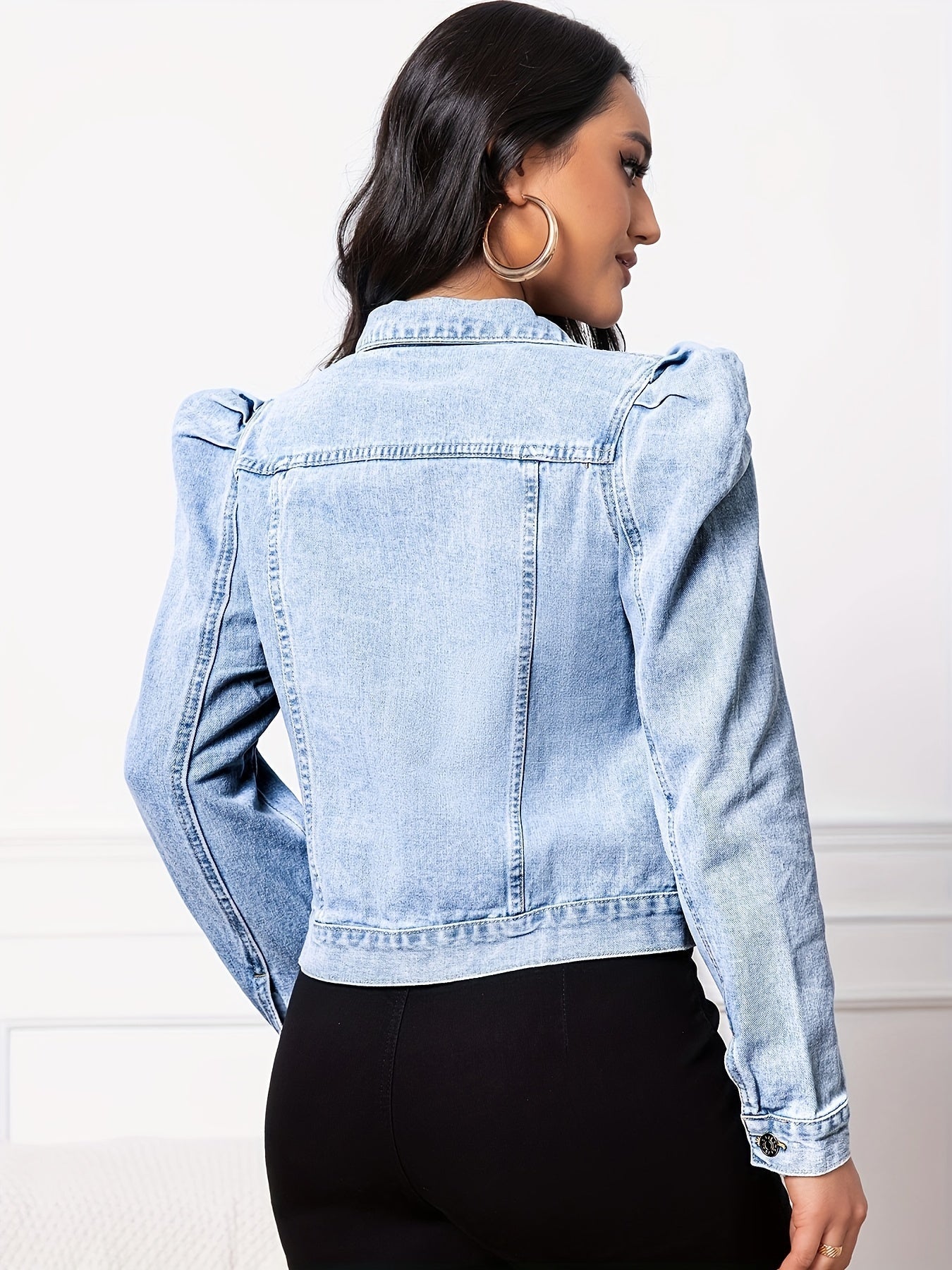 Isolde | Cropped Denim Jacket