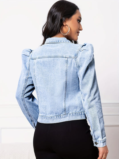 Isolde | Cropped Denim Jacket