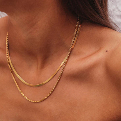 Alina | Layered Gold Necklace