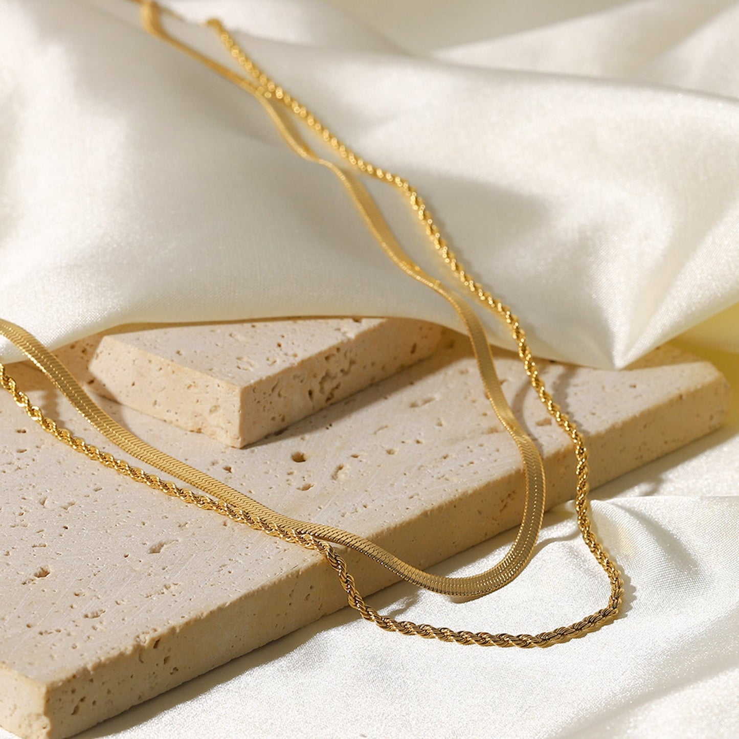 Alina | Layered Gold Necklace