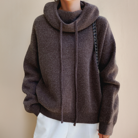 Malou | Knitted Hoodie